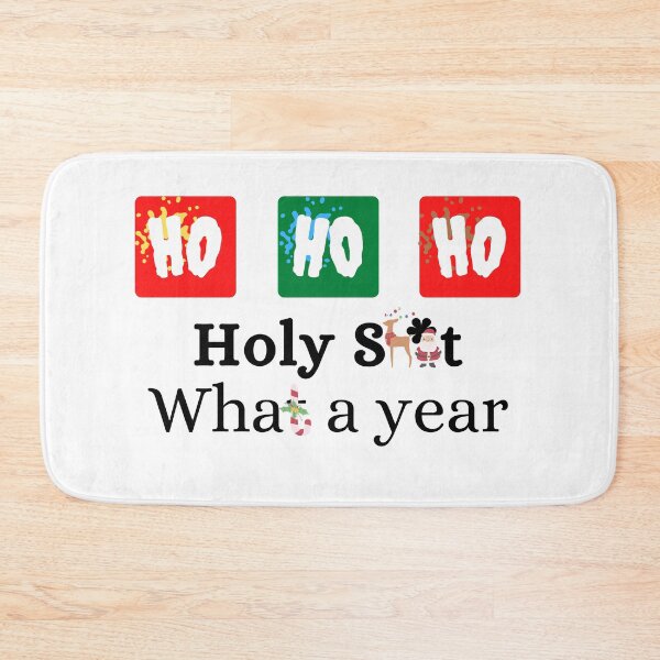 Item preview, Ho Ho Ho Holy Sh*t What A Year Funny Santa  designed and sold by The Full Cart.