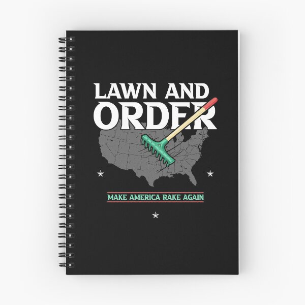 Item preview, Lawn and Order Make America Rake Again - Funny Saying designed and sold by Dressed For  Duty.