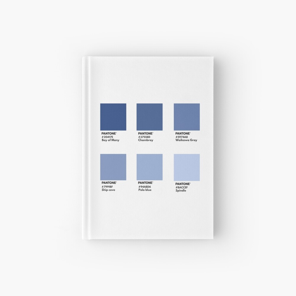 Dark blue gradient pantone color swatch Poster for Sale by