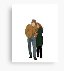 Minimalist Freewheelin' Bob Dylan Canvas Print