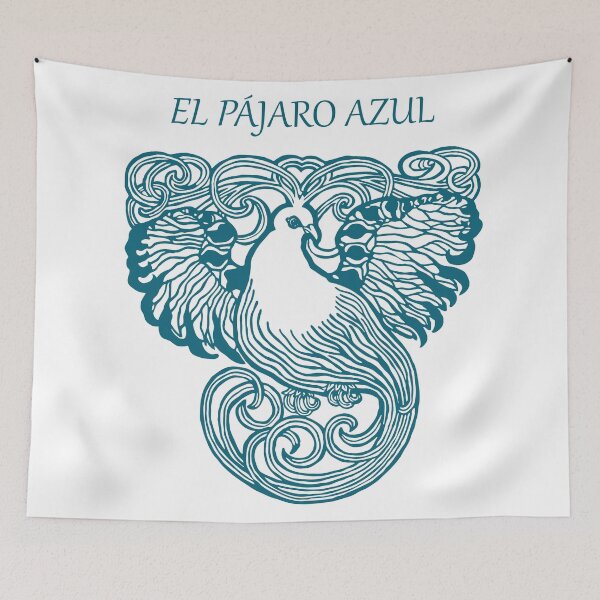 Item preview, El pájaro azul - pájaro azul de la felicidad - referencia de cultura, literatura y cuento de hadas designed and sold by Vintage-TM.