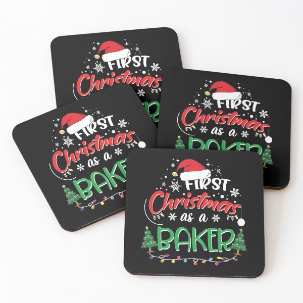 Item preview, First Christmas as a Baker Funny 1st Christmas Gifts Ideas for New Baker Bakers designed and sold by clothesy7.