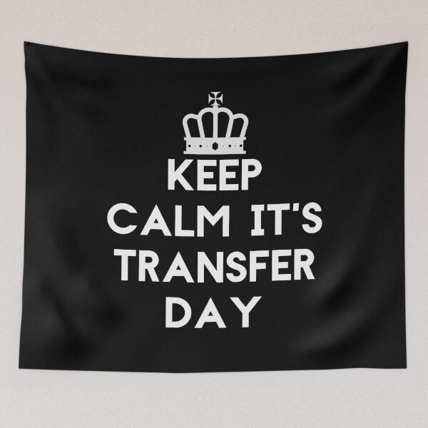 Item preview, MEN S Keep Calm It s Transfer Day IvF Funny Saying Gift for IvF Husband  designed and sold by Akmloza.