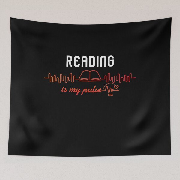Item preview, Reading Is My Pulse - Bookobsessed designed and sold by PrintBrint.
