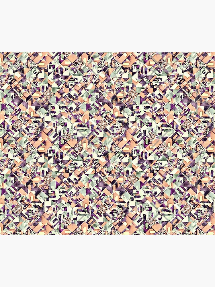 Abstract Halftone Diamonds by perkinsdesigns