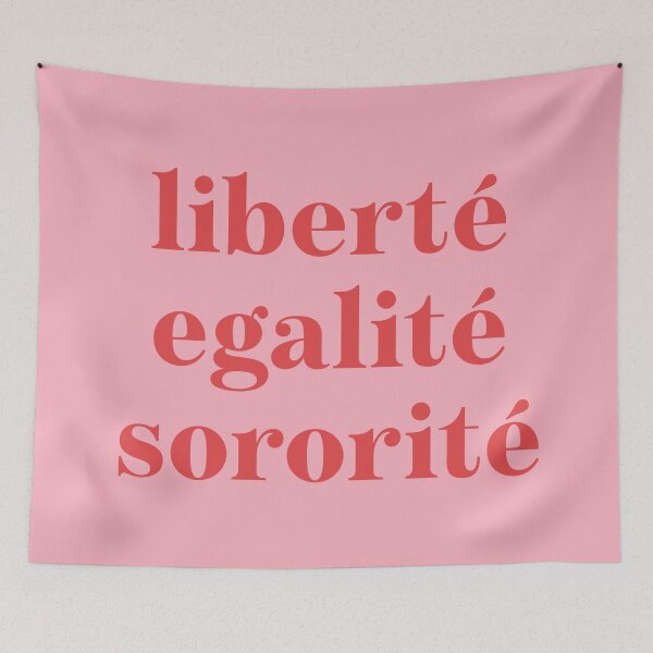 Item preview, Liberte, egalite, sororite in red and pink designed and sold by neopop.