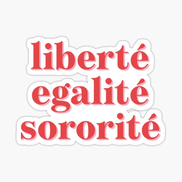 Item preview, Liberte, egalite, sororite in red and pink designed and sold by neopop.