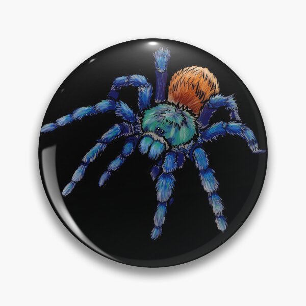 Item preview, Greenbottle Blue Tarantula with Black Outline designed and sold by RJKpoyp.