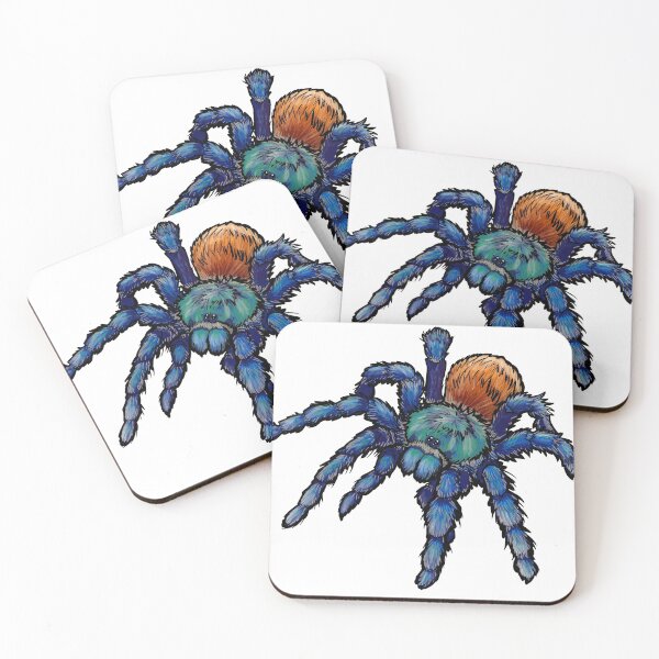 Item preview, Greenbottle Blue Tarantula with Black Outline designed and sold by RJKpoyp.