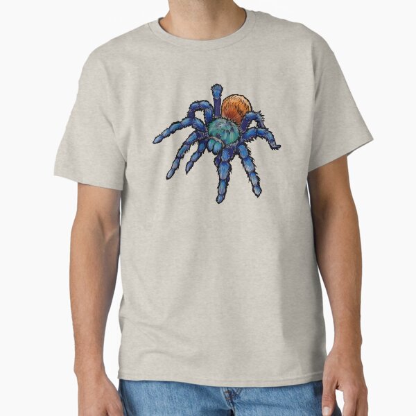 Item preview, Greenbottle Blue Tarantula with Black Outline designed and sold by RJKpoyp.