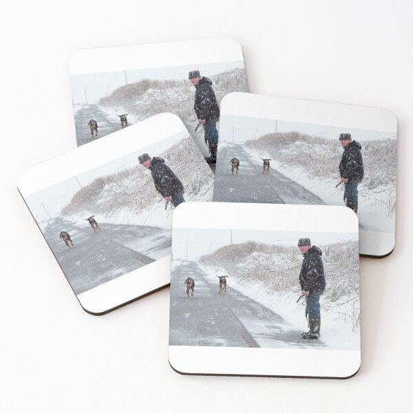 Item preview, Dogs Running in the Irish Snow designed and sold by StephenPower.