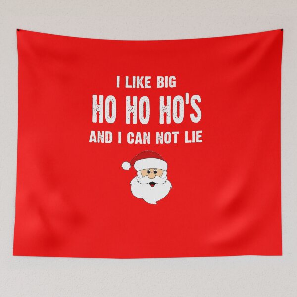 Item preview, I Like Big Ho Ho Hos And I Can Not Lie - Ugly Christmas designed and sold by CoolApparelShop.
