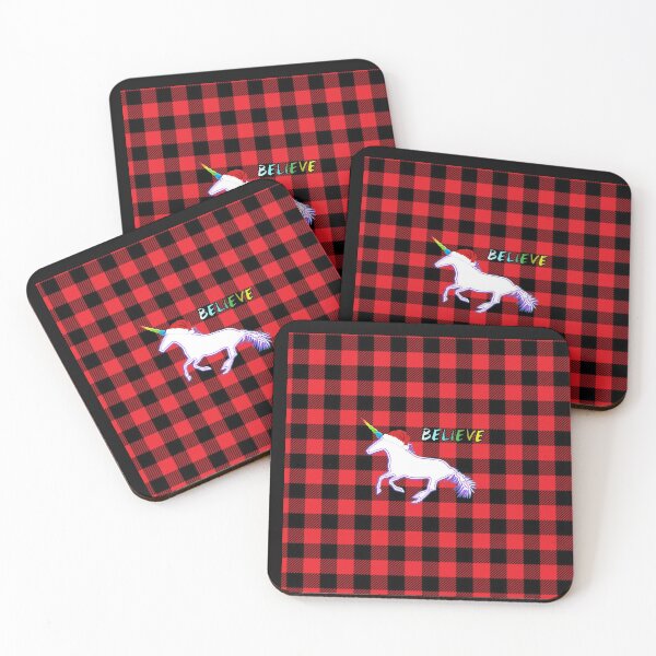 Item preview, BELIEVE IN UNICORNS AND SANTA designed and sold by Graykat.