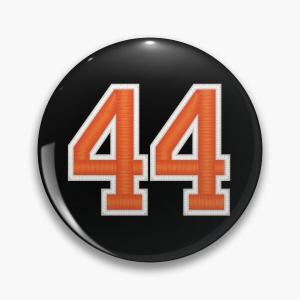 Artikelvorschau, Sport Nummer 44 Trikot vierundvierzig Orange entworfen und verkauft von elhefe.