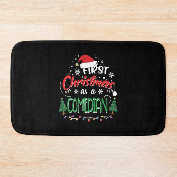 Item preview, First Christmas as a Comedian Funny 1st Christmas Gifts Ideas for New Comedian Comedians designed and sold by clothesy7.