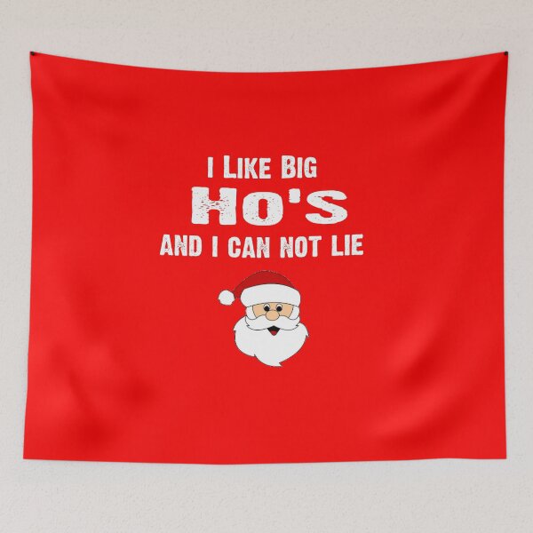 Item preview, I Like Big Hos And I Can Not Lie - Ugly Christmas designed and sold by CoolApparelShop.