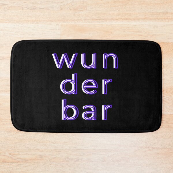 Item preview, Wunderbar Wonderful German Deutsch designed and sold by Hoiho Adventure Shirts.