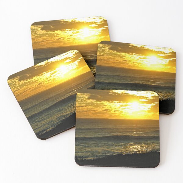 Item preview, Golden Sunrise Tropical Beach Seascape designed and sold by worldways.