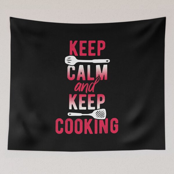Item preview, Keep Calm And Keep Cooking Chef Cook Cooking designed and sold by DoSt-997.