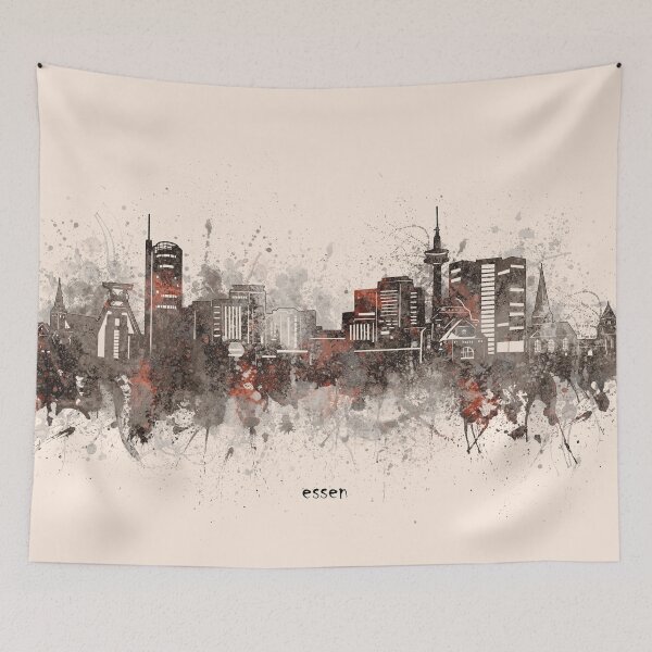 Item preview, essen skyline designed and sold by BekimART2.