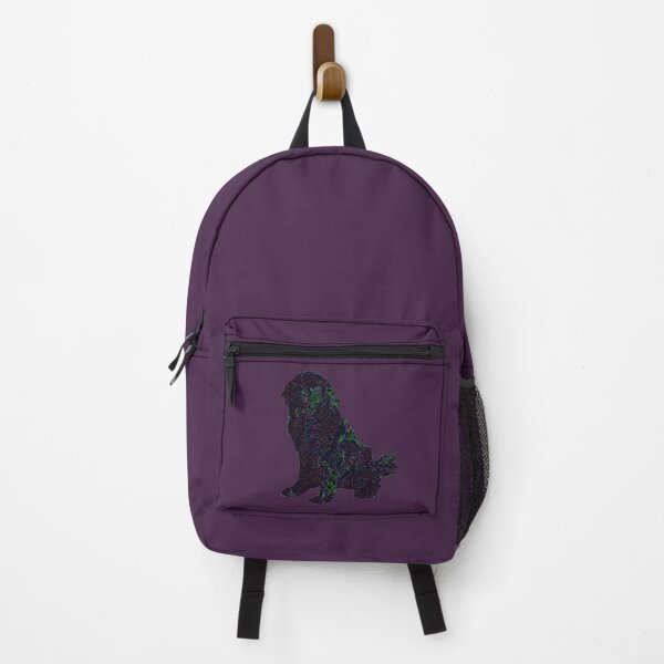 Item preview, Newfoundland Dog Purple Blue Crystal designed and sold by Moonyflower.