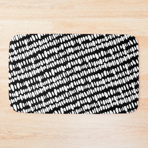 Item preview, Geomatric Line Pattern, Boho, Native Style, African, Textile, Dashes, Black and White designed and sold by meggydesigns.