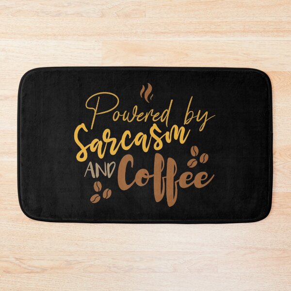 Item preview, Powered by Sarcarsm and Coffee designed and sold by Avgeek21.