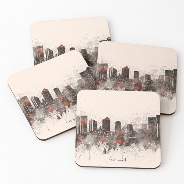 Item preview, fort worth skyline designed and sold by BekimART2.