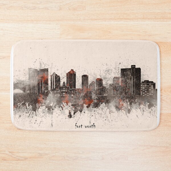 Item preview, fort worth skyline designed and sold by BekimART2.