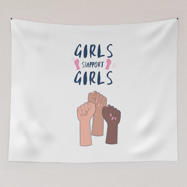 Item preview, Girls support girls  designed and sold by Ayoosha.