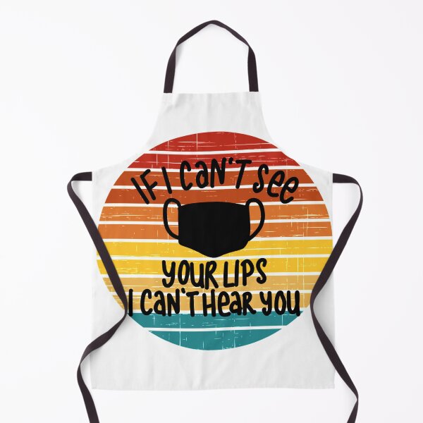 Item preview, Retro feel - If I can’t see your lips I can’t hear you - Hearing impaired. designed and sold by creativepod.
