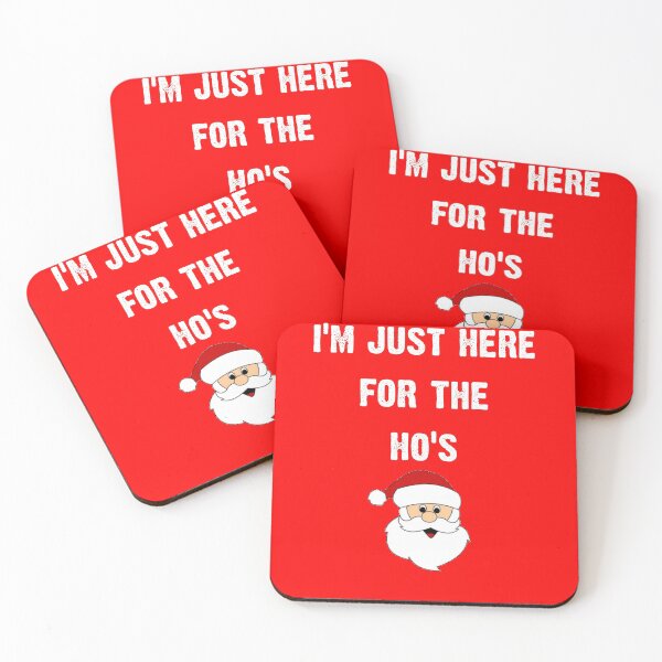 Item preview, Im Just Here For The Hos - Ugly Christmas designed and sold by CoolApparelShop.