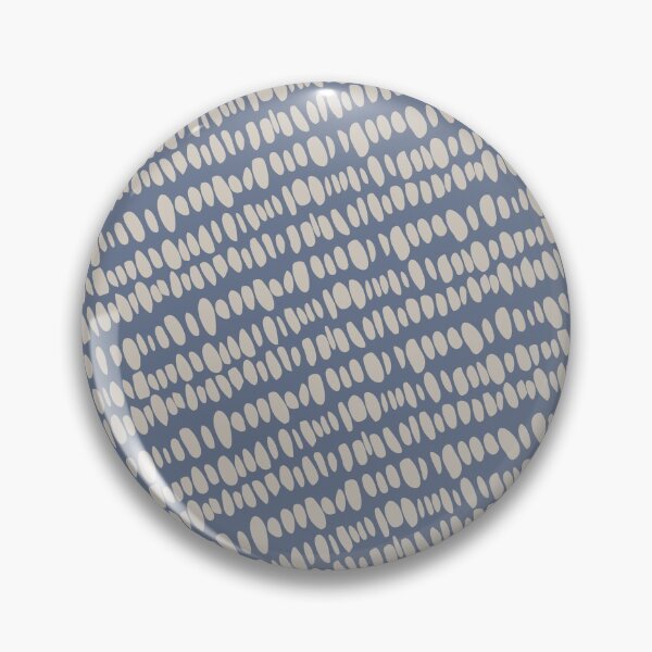 Item preview, Geomatric Line Pattern, Boho, Native Style, African, Textile, Dashes, Blue and Beige designed and sold by meggydesigns.
