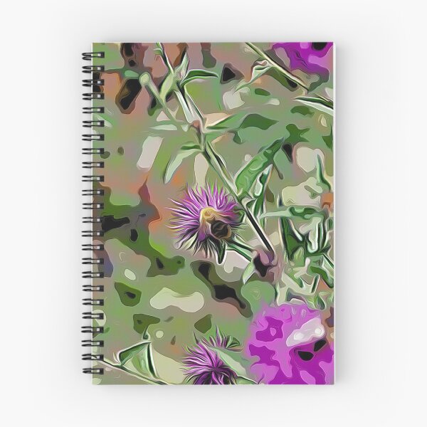 Item preview, Purple Flowers with bee designed and sold by Colin Bentham.