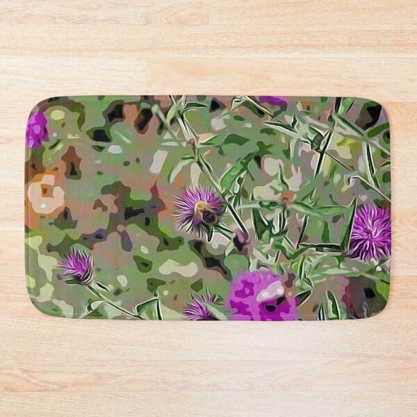 Item preview, Purple Flowers with bee designed and sold by Colin Bentham.