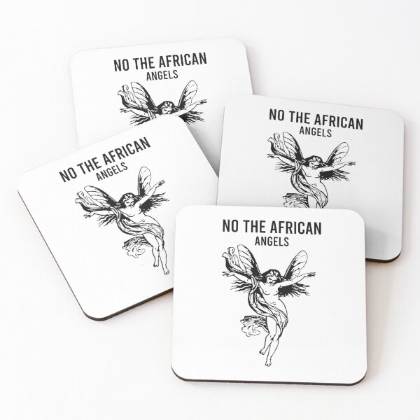 Item preview, No the African Angels (Black Variant) designed and sold by HeyFellowKids.
