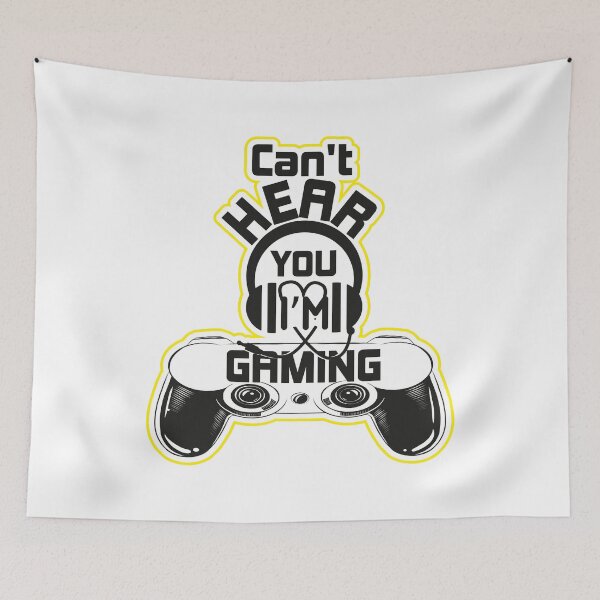 Item preview, Can't Hear You I'm Gaming designed and sold by ADAMYASS.