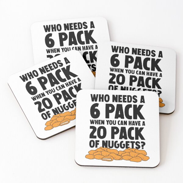 Artikelvorschau, Wer braucht eine 6er Packung, wenn Sie eine 20er Packung Hühnernuggets haben können? entworfen und verkauft von CrystalCrush.
