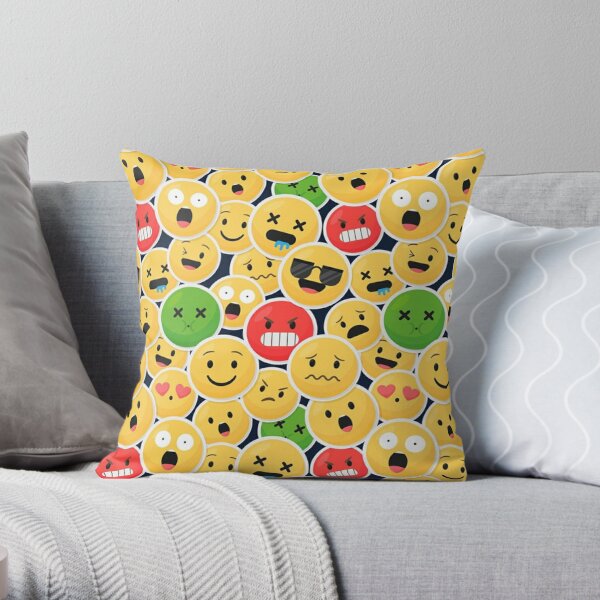 Facebook Emoticons Pillows Cushions Redbubble