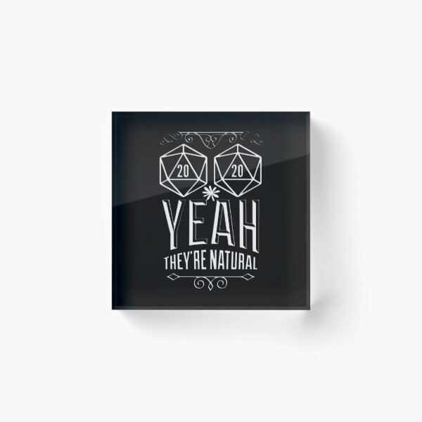 Item preview, Yeah, They're Natural 20 D20 Dice RPG Gamer Gift designed and sold by tpixx.
