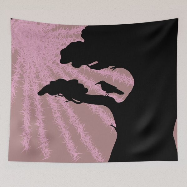 Item preview, Raven in Winter Sun Ice Pink designed and sold by VazMasDesign.