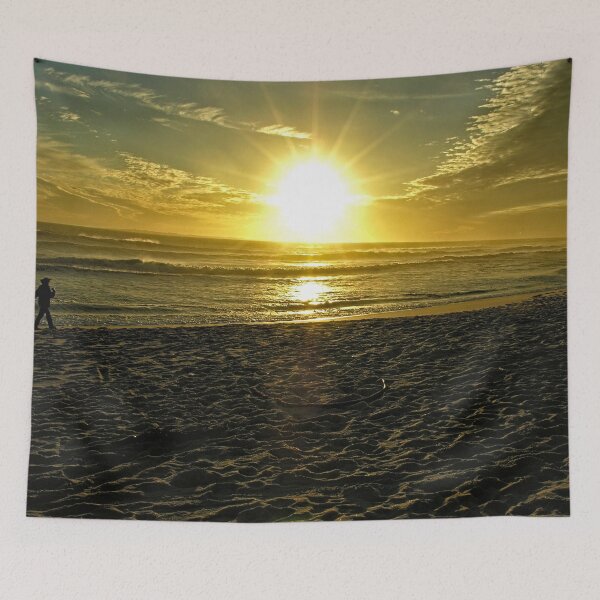 Item preview, Golden Sunset Seashore Tropical Beach Seascape designed and sold by worldways.