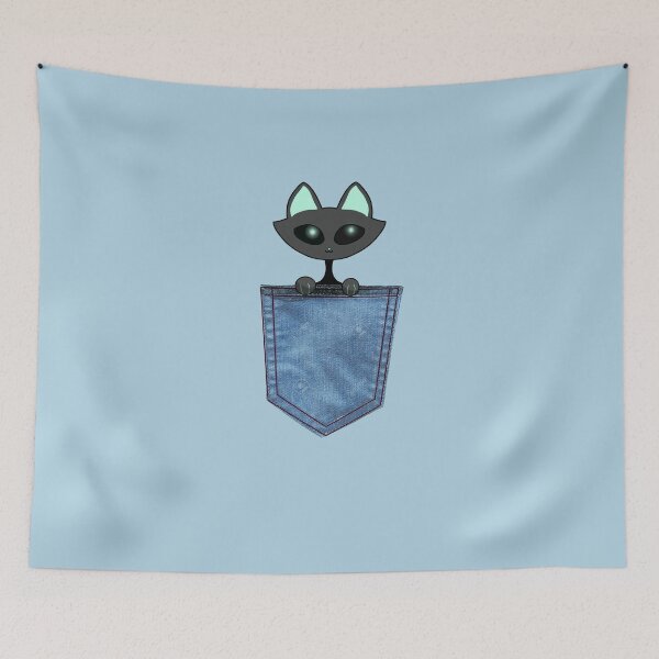 Item preview, Pocket Alien Cat designed and sold by DeeaNova.