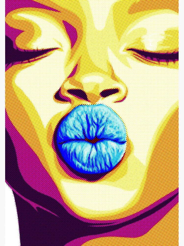 "Blue kiss" Poster for Sale by ShidlikArt Redbubble