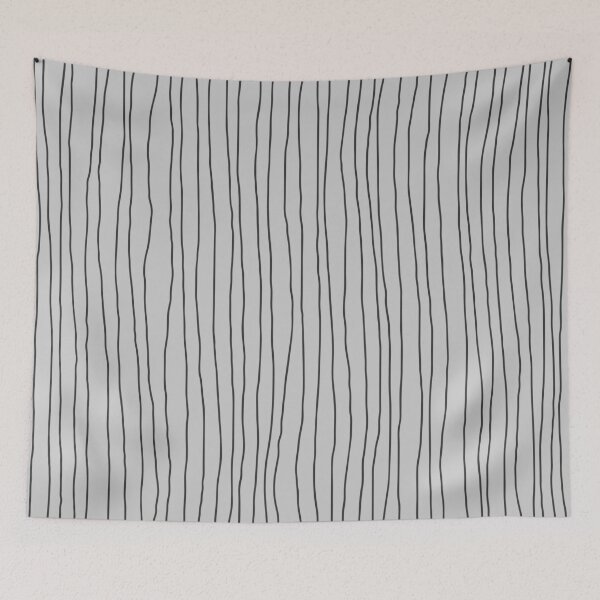 Item preview, Hand Drawn Lines Vertical Grays designed and sold by Miss Striped.