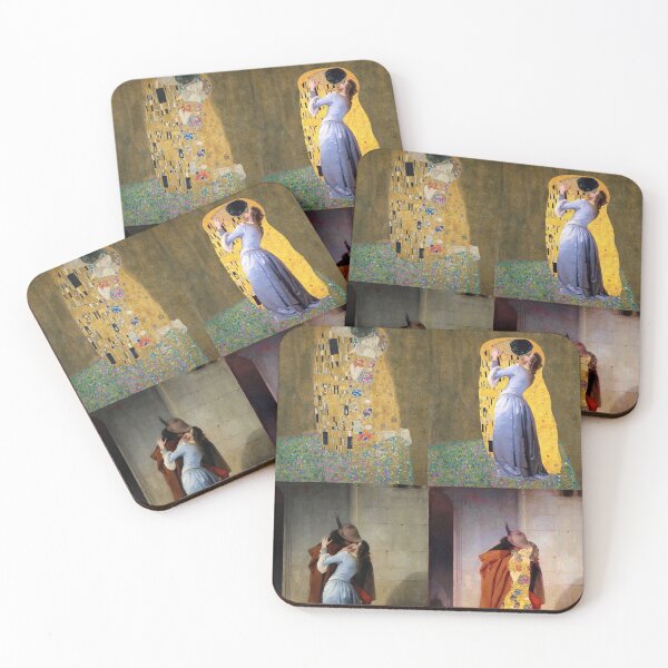 Item preview, The kiss hayez & klimt (pop art mix)  designed and sold by exceedthedose.