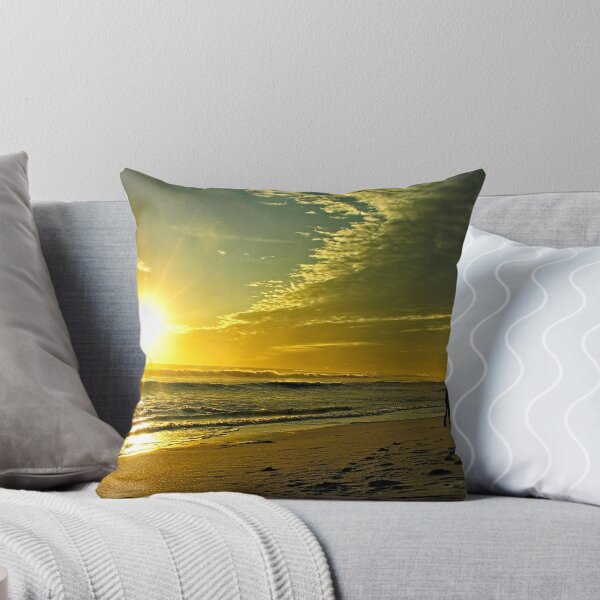 Item preview, Golden Sunset Tropical Seashore Beach Seascape designed and sold by worldways.