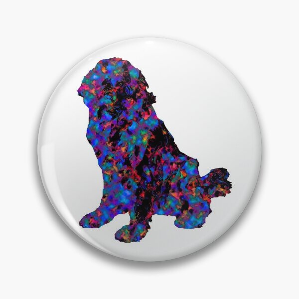 Item preview, Newfoundland Dog Colorful designed and sold by Moonyflower.