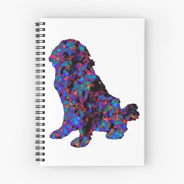 Item preview, Newfoundland Dog Colorful designed and sold by Moonyflower.
