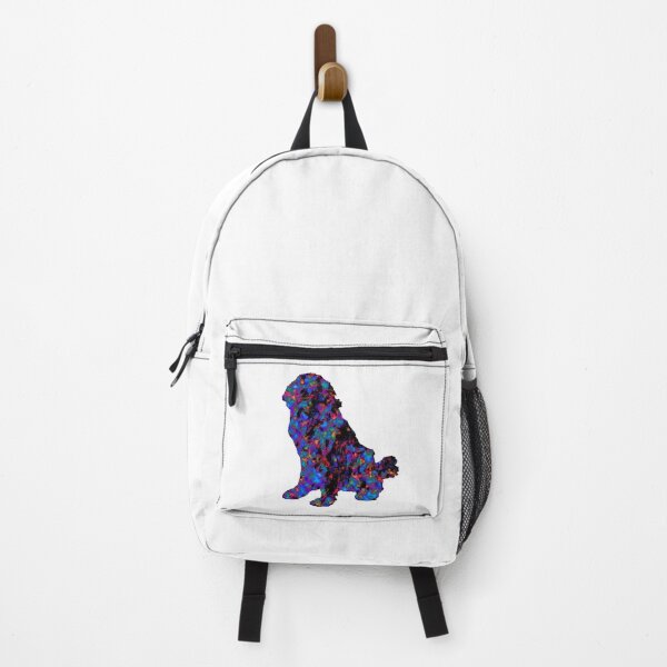 Newfoundland Dog Colorful Backpack